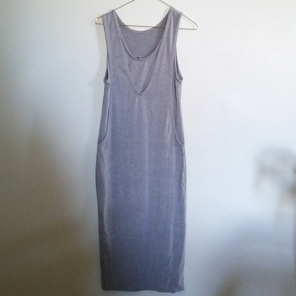 Grey maxi dress